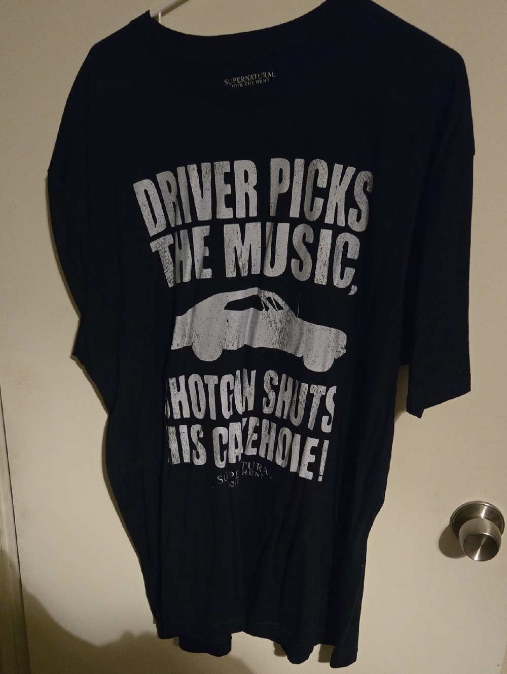 Supernatural Tee - 'Driver Picks the Music'